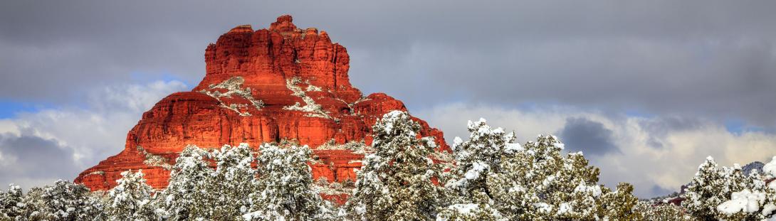 Bell-Rock-Sedona-Snow