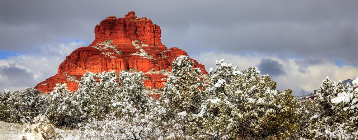 Bell-Rock-Sedona-Snow