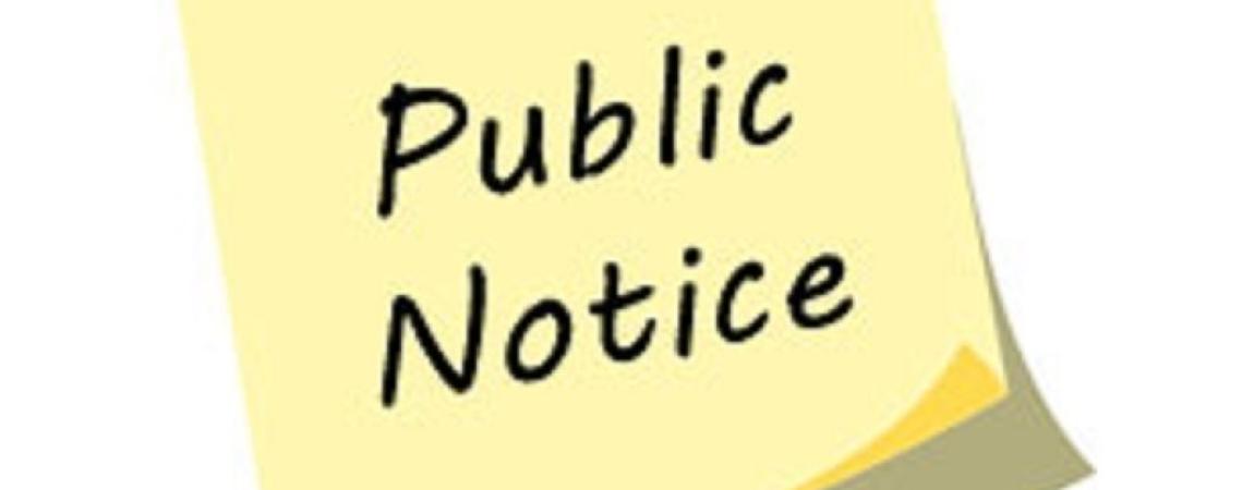 Public Notice