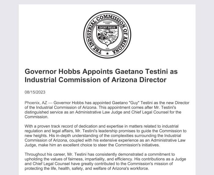Director Gaetano Appoints